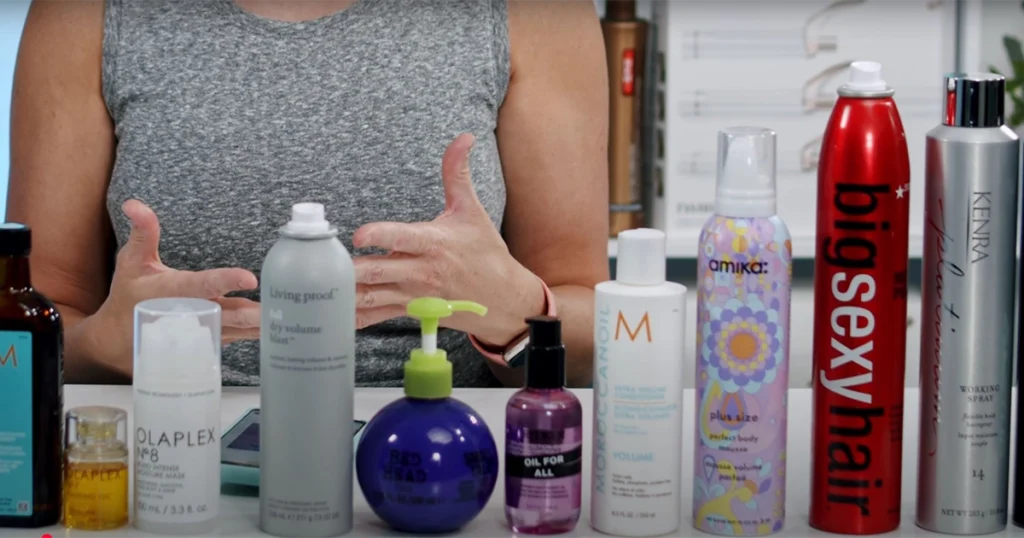 عوامل اختيار مثبت الشعر المناسب بناءً على نوع الشعر والتسريحة والمكونات الصحية، مع نصائح لقراءة المكونات واستشارة المحترفين، وتجارب شخصية لتحقيق لمعان الشعر.